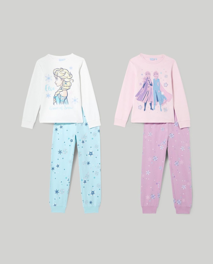 Bambini Blukids Pigiami | Pack 2 Pigiami Lunghi Frozen Bambina