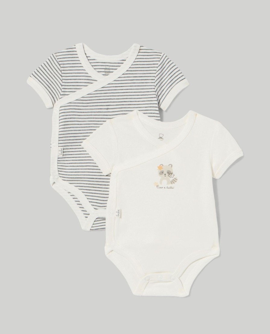 Nascita Blukids Body | Pack 2 Body In Interlock Di Puro Cotone