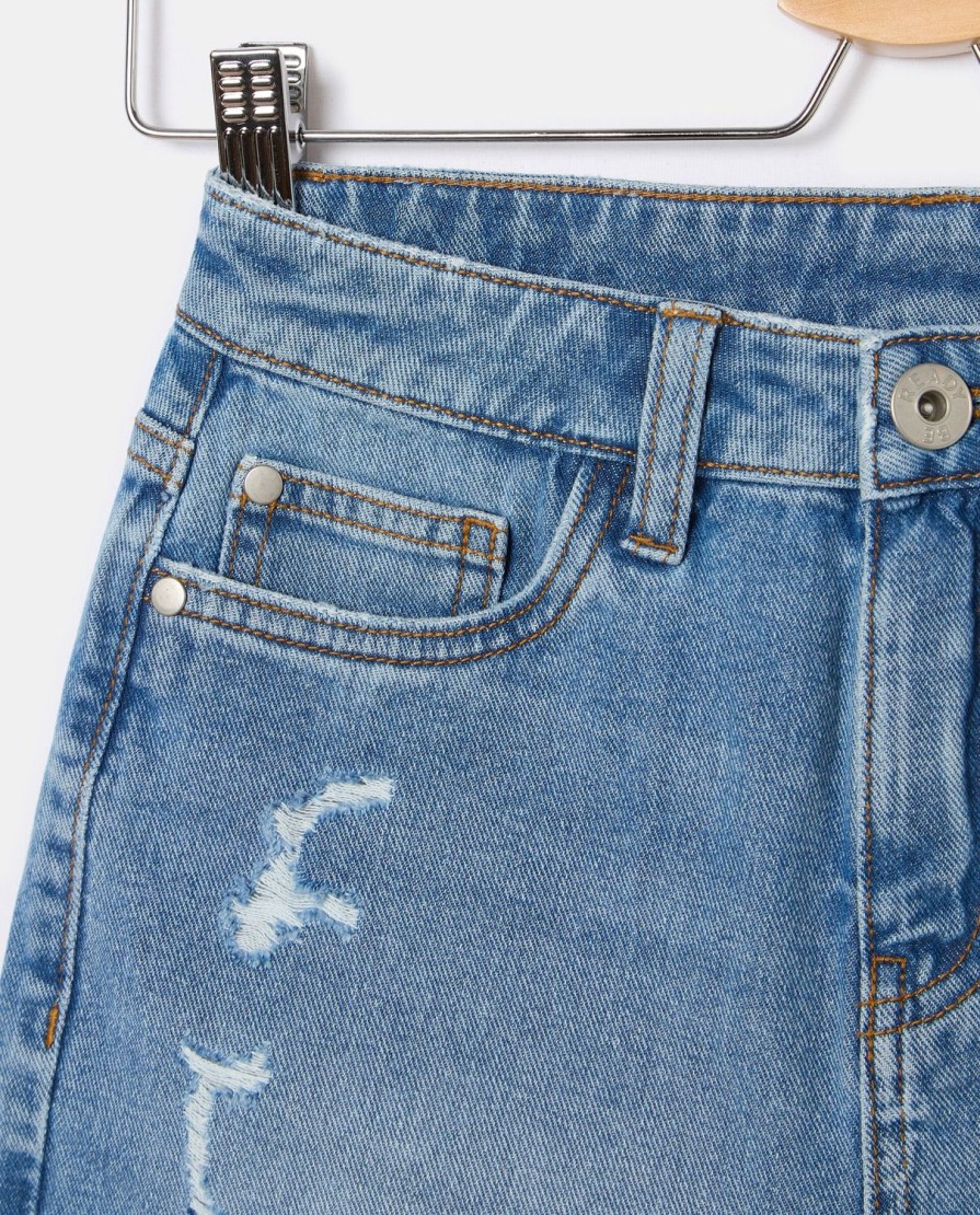 Ragazzi Blukids Jeans E Pantaloni | Shorts Ragazza In Jeans