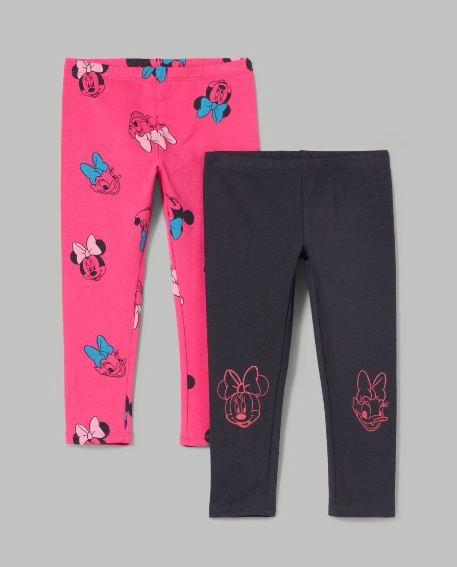 Neonata 9-36 Mesi Blukids Disney | Pack 2 Leggings In Cotone Elasticizzato Neonata