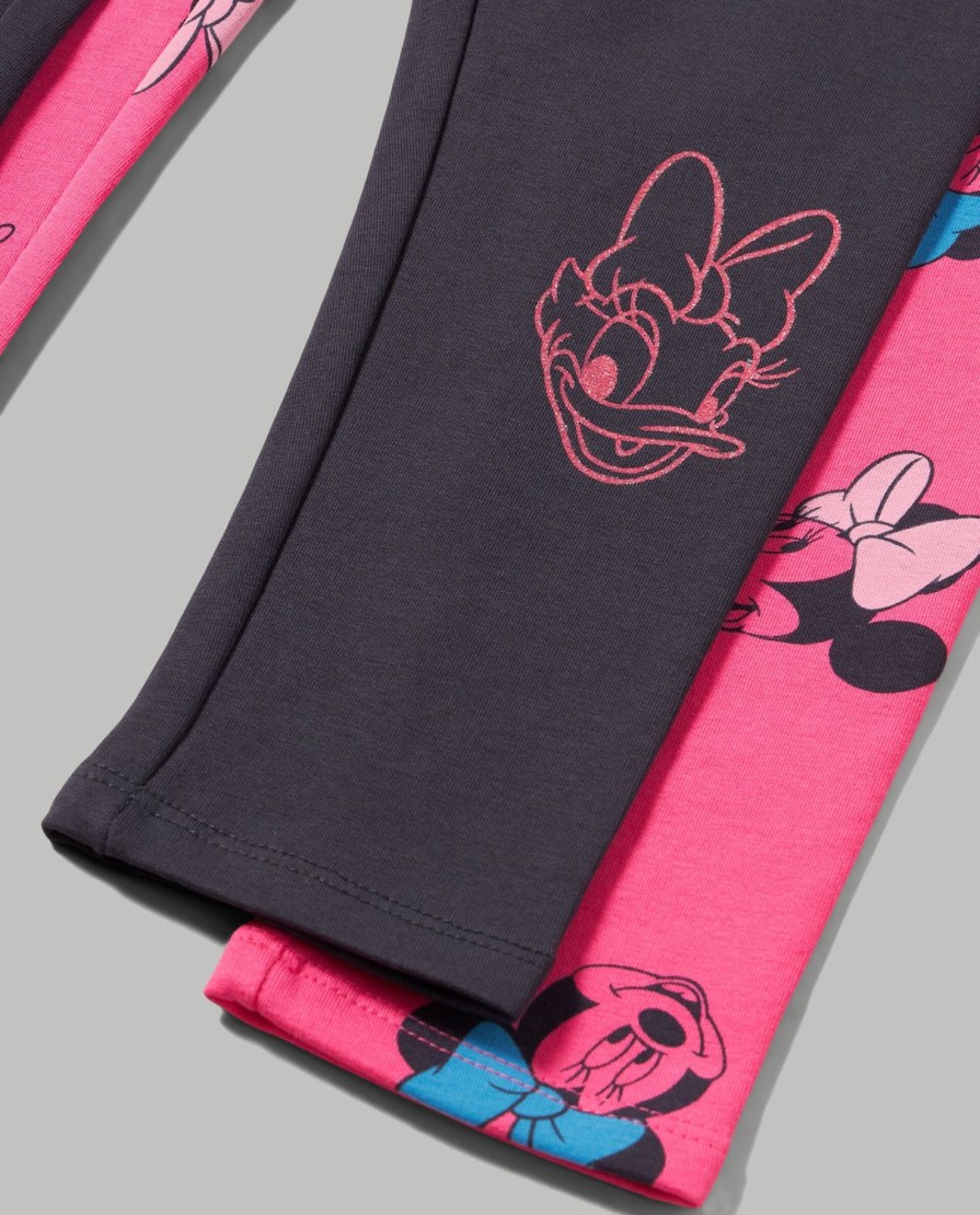 Neonata 9-36 Mesi Blukids Disney | Pack 2 Leggings In Cotone Elasticizzato Neonata