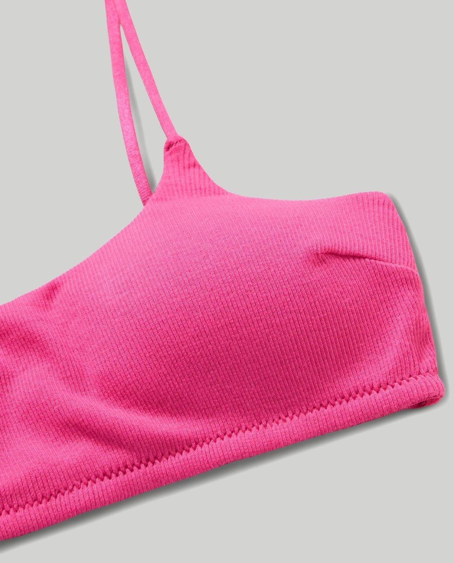 Ragazzi Blukids Top E Canottiere | Reggiseno In Costina Leggermente Imbottito Ragazza