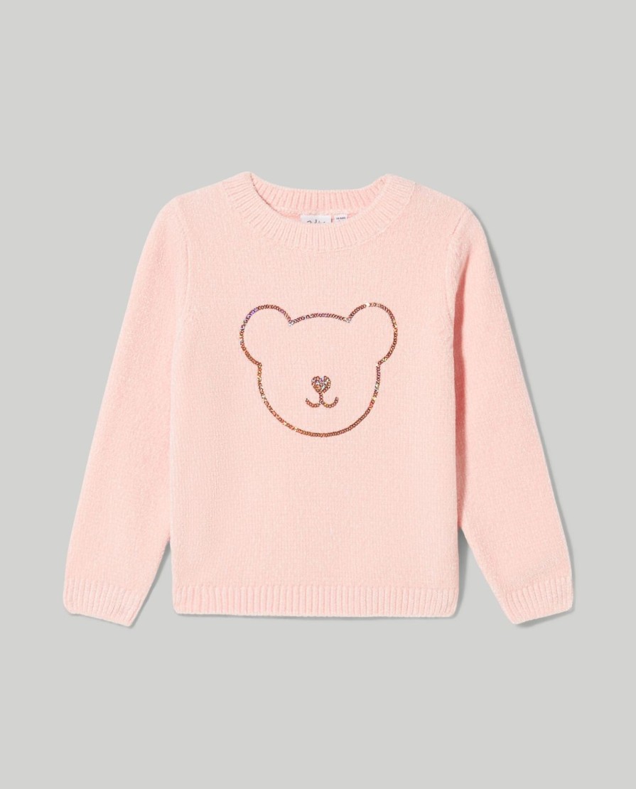 Bambini Blukids Maglioni | Maglia In Ciniglia Con Paillettes Bambina