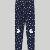 Bambini Blukids Leggings | Leggings In Pelliccetta Leggera Bambina