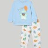 Neonato 9-36 Mesi Blukids Pigiami | Set Pigiama Lungo In Puro Cotone Neonato