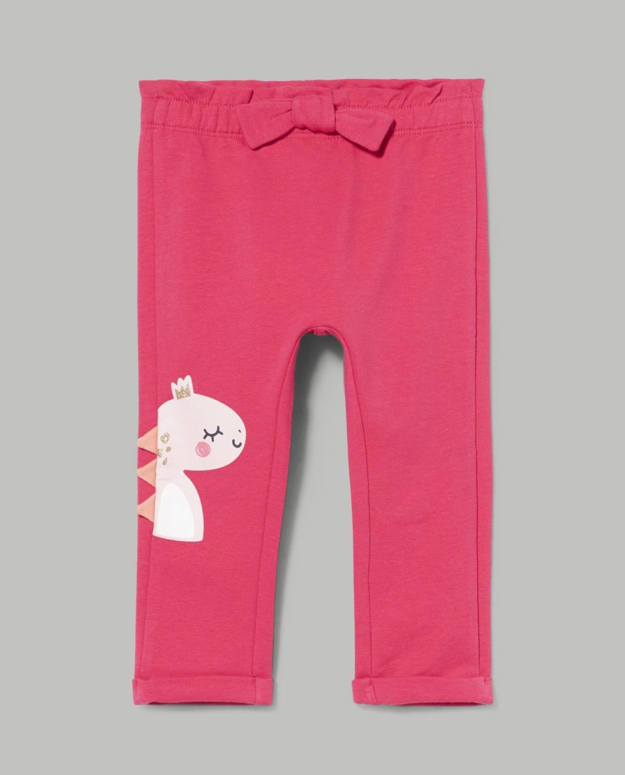 Neonata 9-36 Mesi Blukids Pantaloni E Jeans | Pantaloni In Cotone Elasticizzato Con Stampa Neonata