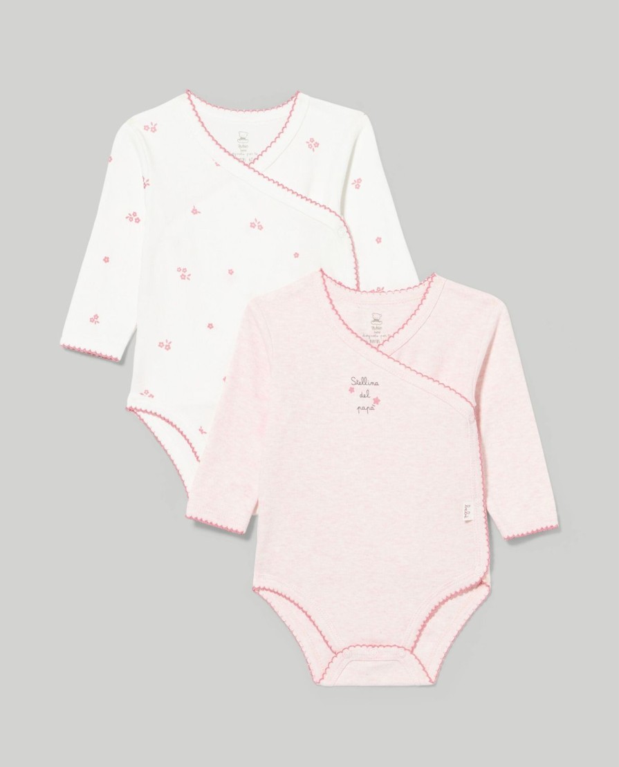 Nascita Blukids Body | Pack 2 Body In Puro Cotone Interlock Neonata