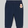 Neonato 9-36 Mesi Blukids Pantaloni E Jeans | Pantaloni In Felpa Di Puro Cotone Neonato