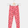 Bambini Blukids Jeans E Pantaloni | Leggings A Fantasia Farfalle In Cotone Elasticizzato Bambina