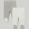 Neonato 9-36 Mesi Blukids Pantaloni E Jeans | Pack 2 Ghette In Ciniglia