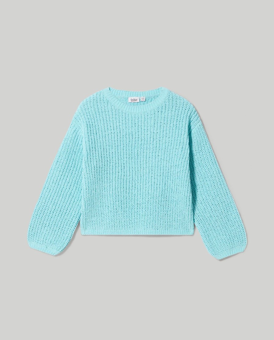 Bambini Blukids Maglioni | Tricot In Ciniglia Bambina