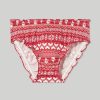 Bambini Blukids Slip E Coulotte | Slip In Puro Cotone Natale Bambina