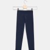 Bambini Blukids Jeans E Pantaloni | Leggings In Felpa Di Cotone Elasticizzato Bambina