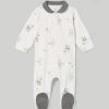 Nascita Blukids Tutine | Tutina In Puro Cotone Con Rouches Neonato