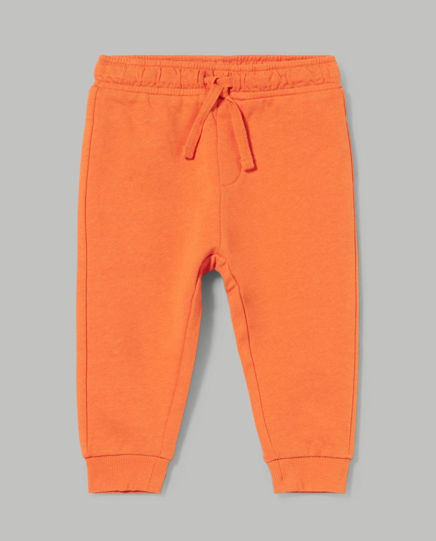 Neonato 9-36 Mesi Blukids Pantaloni E Jeans | Jogger In Puro Cotone Neonato