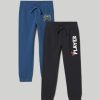 Bambini Blukids Jeans E Pantaloni | Pack 2 Joggers In Puro Cotone Bambino