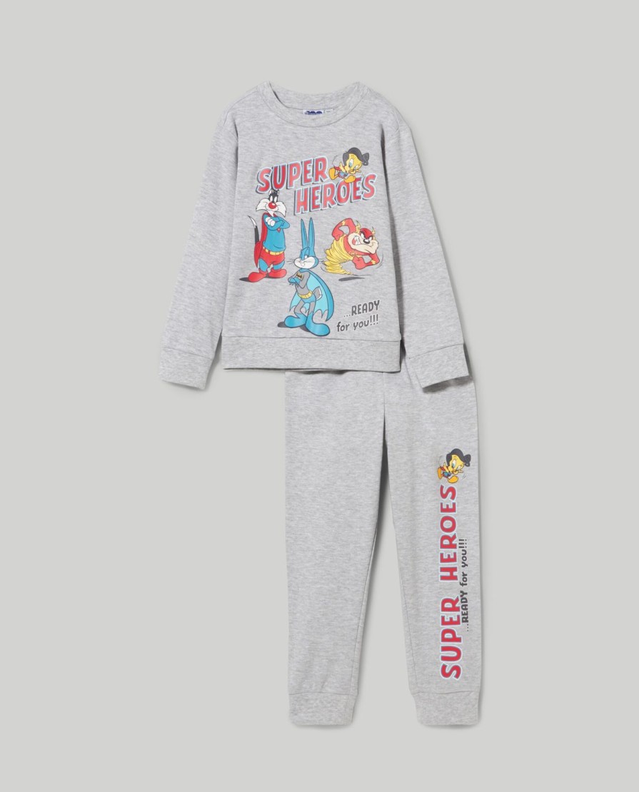 Bambini Blukids Pigiami | Set Pigiama Lungo Looney Toons Bambino