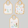 Nascita Blukids Accessori | Pack 3 Bavaglini In Spugna Di Cotone