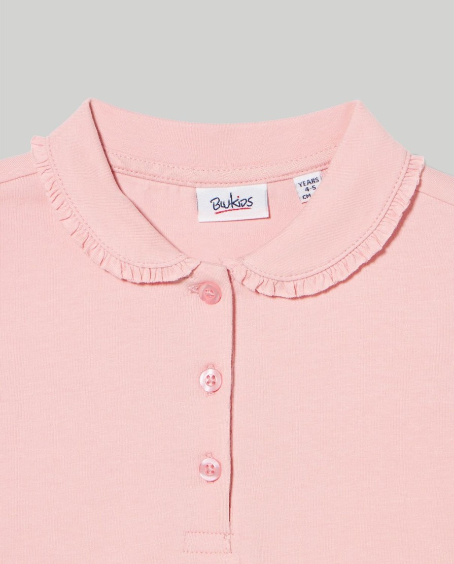 Bambini Blukids Magliette | Polo Con Rouche Bambina