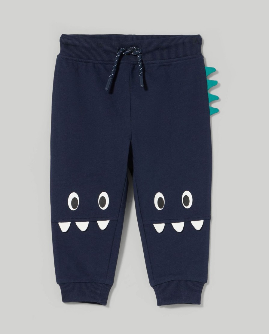 Neonato 9-36 Mesi Blukids Pantaloni E Jeans | Jogger Con Applicazioni Neonato