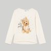 Bambini Blukids Magliette | T-Shirt Con Stampa Glitter Bambina