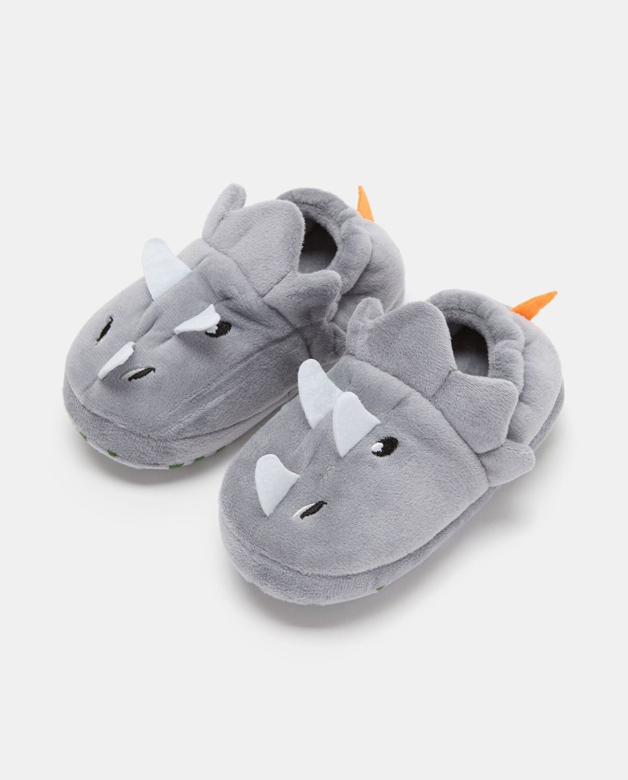 Neonato 9-36 Mesi Blukids Scarpe | Pantofole Chiuse A Forma Di Rinoceronte Neonato