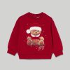 Neonata 9-36 Mesi Blukids Maglioncini | Felpa In Cotone Stretch Natale Neonata