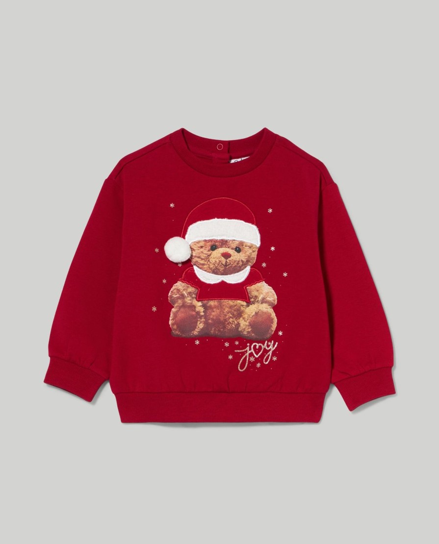 Neonata 9-36 Mesi Blukids Maglioncini | Felpa In Cotone Stretch Natale Neonata