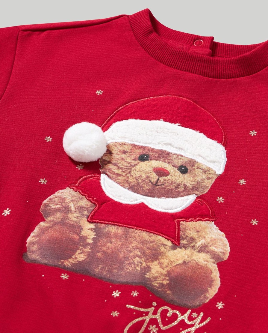 Neonata 9-36 Mesi Blukids Maglioncini | Felpa In Cotone Stretch Natale Neonata