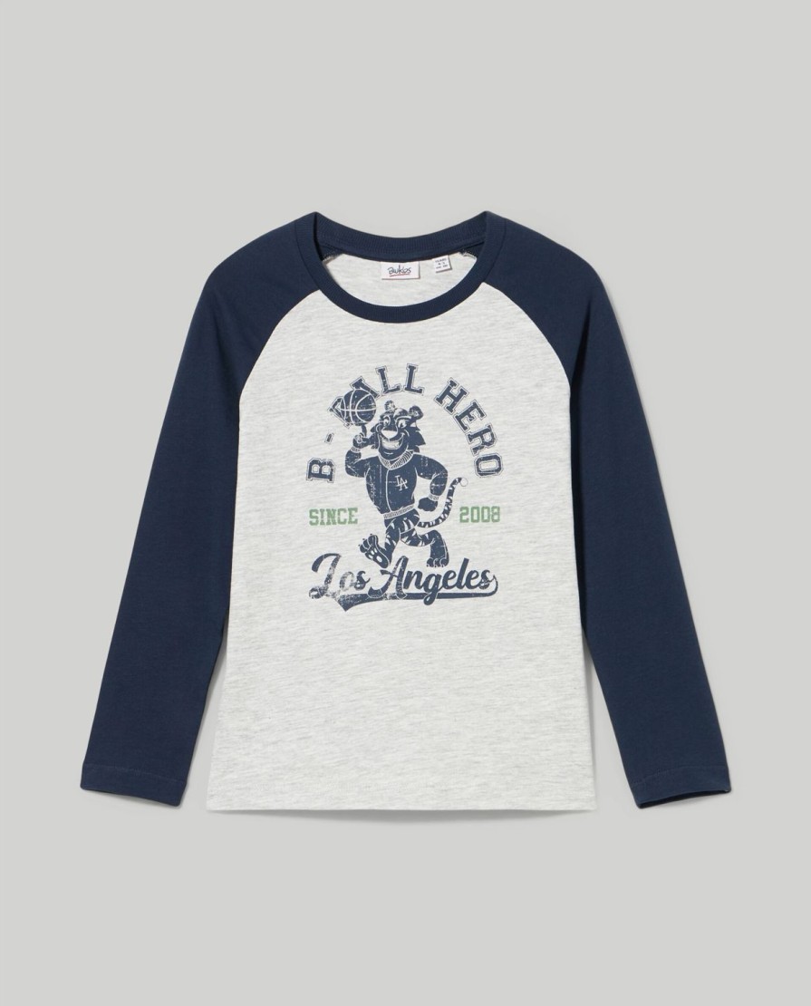 Bambini Blukids Magliette | T-Shirt A Manica Lunga Bambino