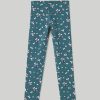 Bambini Blukids Leggings | Leggings In Cotone Elasticizzato E Stampa Bambina