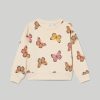 Bambini Blukids Felpe | Felpa In Misto Cotone Garzato Bambina