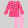 Neonata 9-36 Mesi Blukids Completini | Jogging Set In Cotone Elasticizzato Neonata