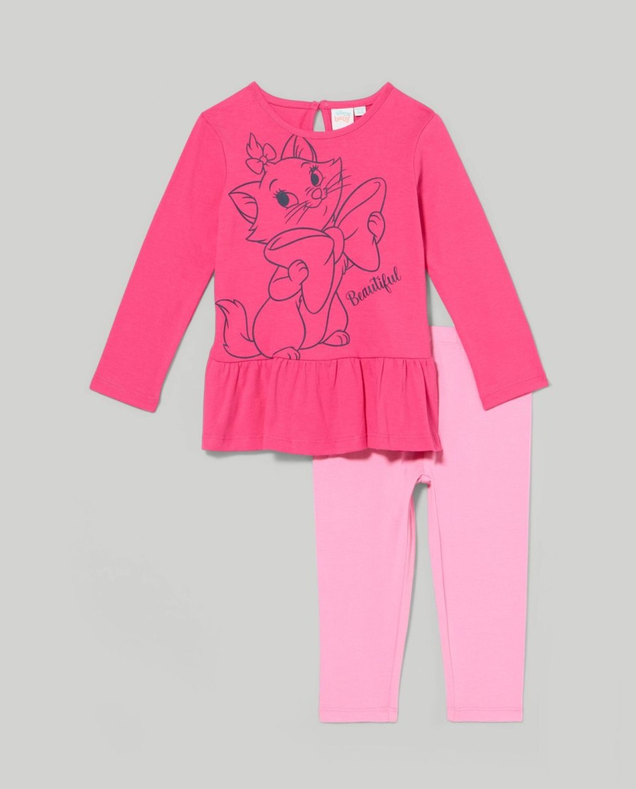 Neonata 9-36 Mesi Blukids Completini | Jogging Set In Cotone Elasticizzato Neonata