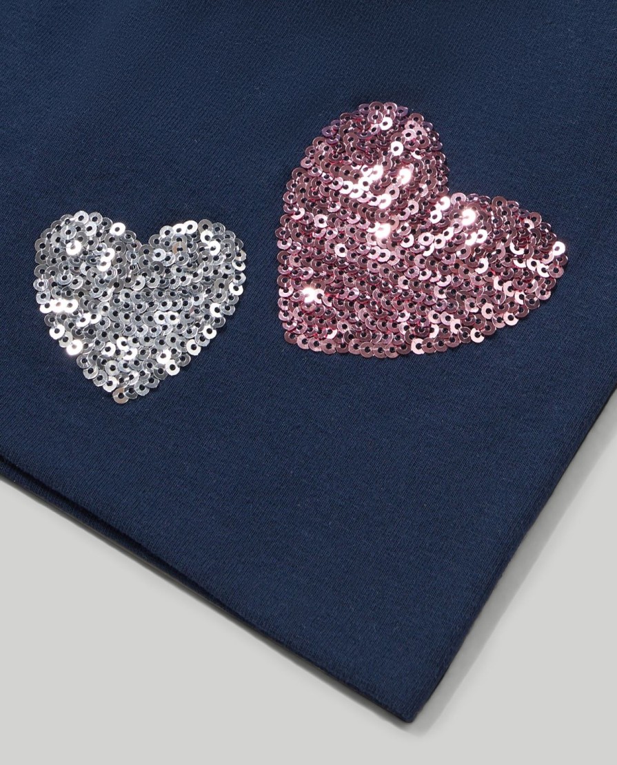 Bambini Blukids Accessori | Berretto In Jersey Elasticizzato Con Paillettes