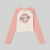 Ragazzi Blukids Magliette | T-Shirt Cropped A Manica Lunga Ragazza