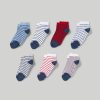 Bambini Blukids Calze E Calzini | Pack 7 Calze In Misto Cotone Bambino