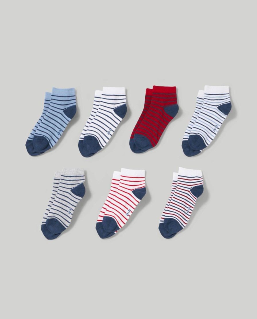 Bambini Blukids Calze E Calzini | Pack 7 Calze In Misto Cotone Bambino