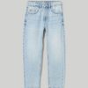 Ragazzi Blukids Jeans E Pantaloni | Denim In Puro Cotone Mom Fit Ragazza