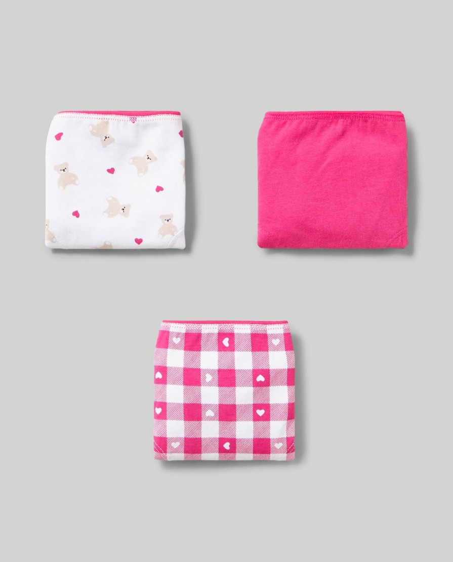 Bambini Blukids Slip E Coulotte | Pack 3 Culotte In Cotone Stretch Bambina