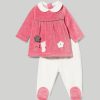 Nascita Blukids Completini | Set Ciniglia Con Ricami Neonata