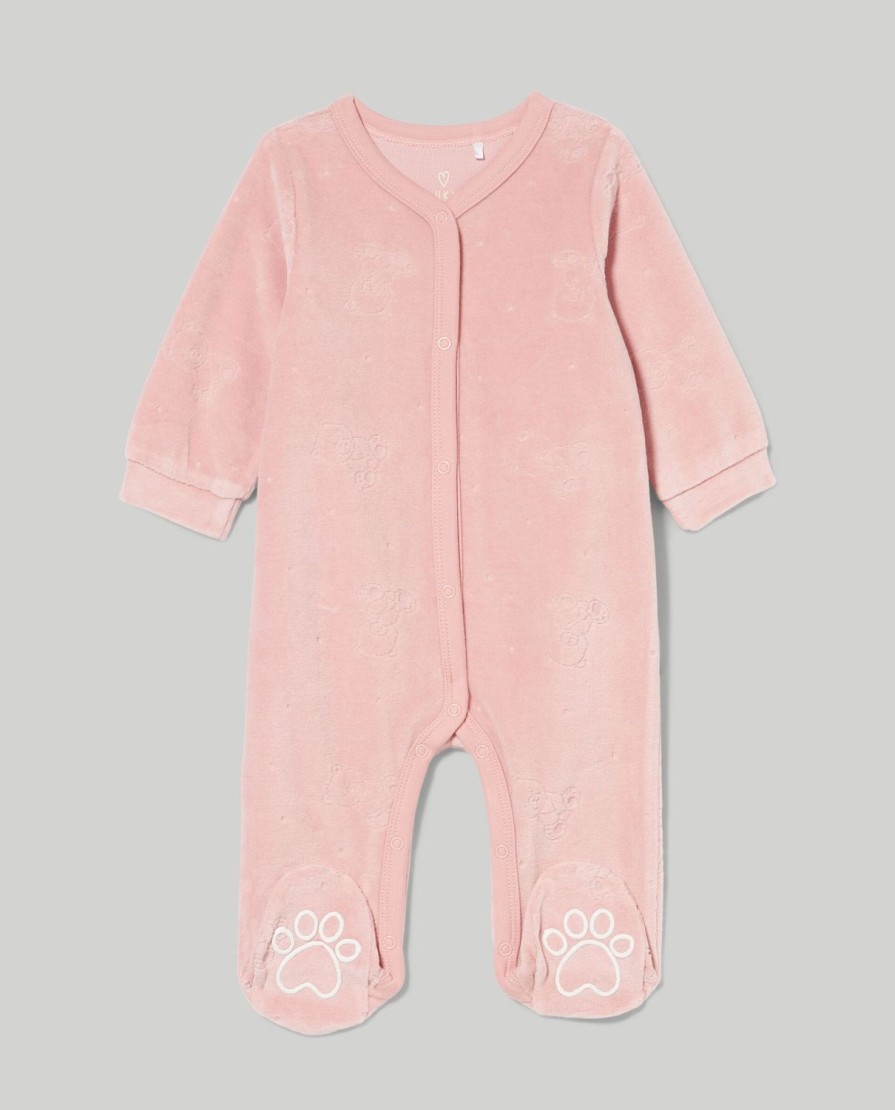 Nascita Blukids Tutine | Tutina In Velour Neonata