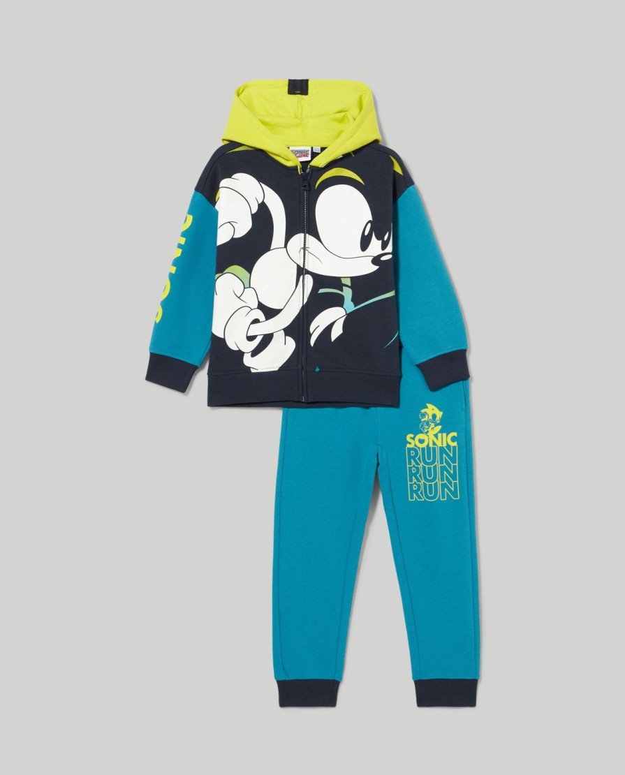 Bambini Blukids Set Bambino | Jogging Set In Misto Cotone Bambino