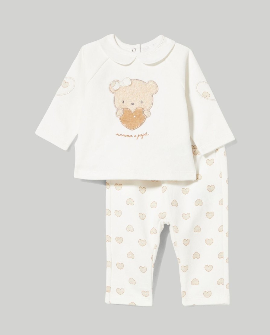 Nascita Blukids Completini | Set In Cotone Con Garzatura Interna Neonata