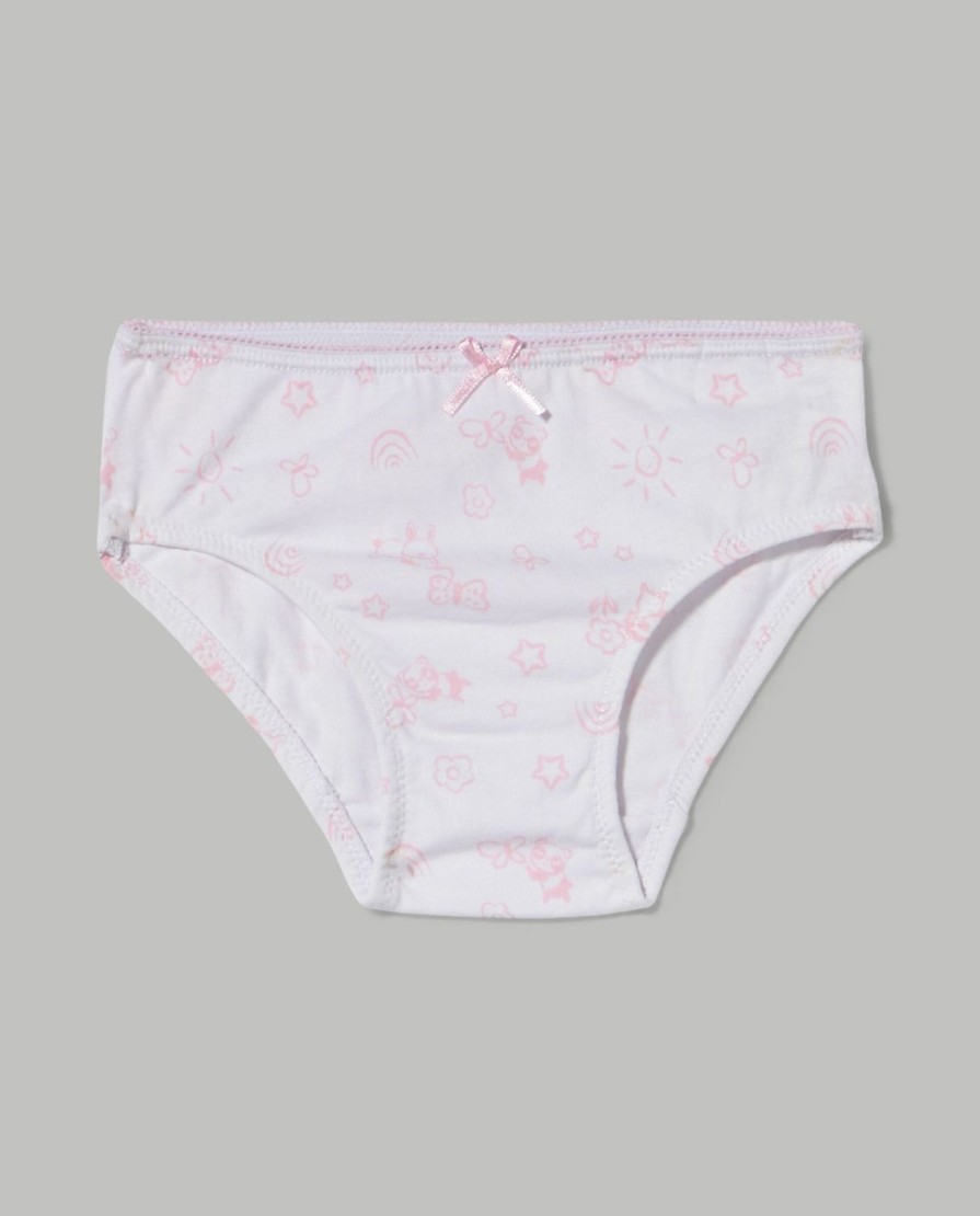 Neonata 9-36 Mesi Blukids Intimo | Pack 3 Slip In Puro Cotone Neonata