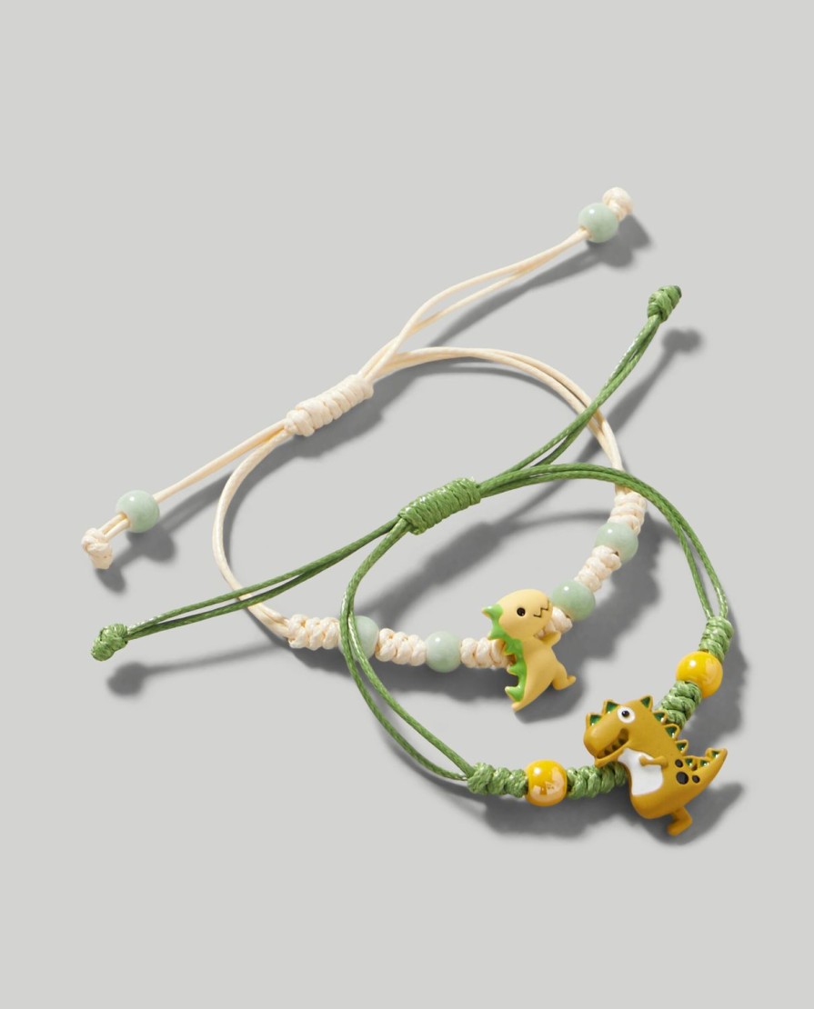 Bambini Blukids Accessori | Set 2 Braccialetti Dinosauri