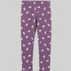 Bambini Blukids Leggings | Leggings In Felpa Di Cotone Elasticizzata Con Glitter Bambina