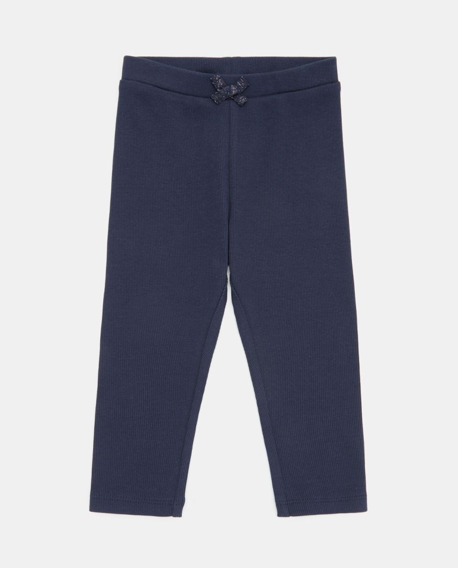 Neonata 9-36 Mesi Blukids Pantaloni E Jeans | Pantaloni Tinta Unita A Costine In Cotone Elasticizzato Neonata