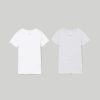 Ragazzi Blukids Top E Canottiere | Pack 2 T-Shirt Intime In Interlock Ragazza