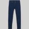 Ragazzi Blukids Jeans E Pantaloni | Treggings In Denim Elasticizzato Ragazza